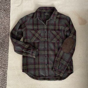 Womens Plaid Wool Shirt